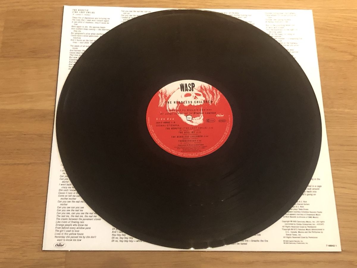 Dischi in vinile: WASP. 1989. The Headless Children – Usato da Faulensee venduto da Mizuno06 4