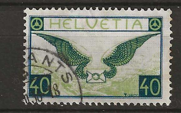 Alle Briefmarken: PA015z - Pro Aero F15z obl. – Gebraucht aus Trélex von Phil_Albert