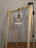 Design House Stockholm Hängeleuchte mit vergoldetem Gitter