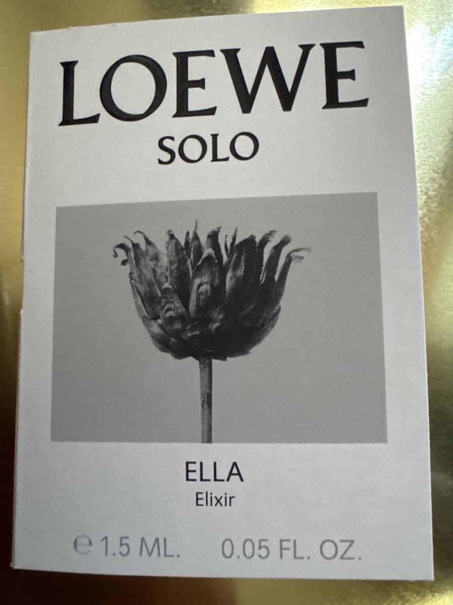 Loewe Profumi & Eau de Toilette: Loewe Solo Ella Elixir 1.5ml Duftprobe - Neu & Unbenutzt – Nuovo (secondo la descrizione) da Wangs venduto da Haselika 1
