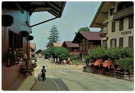 Aeschi, Dorfstrasse, Restaurant Niesen, datiert 1971