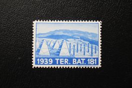 TER. BAT. 181 SOLDATENMARKE 1939 blau