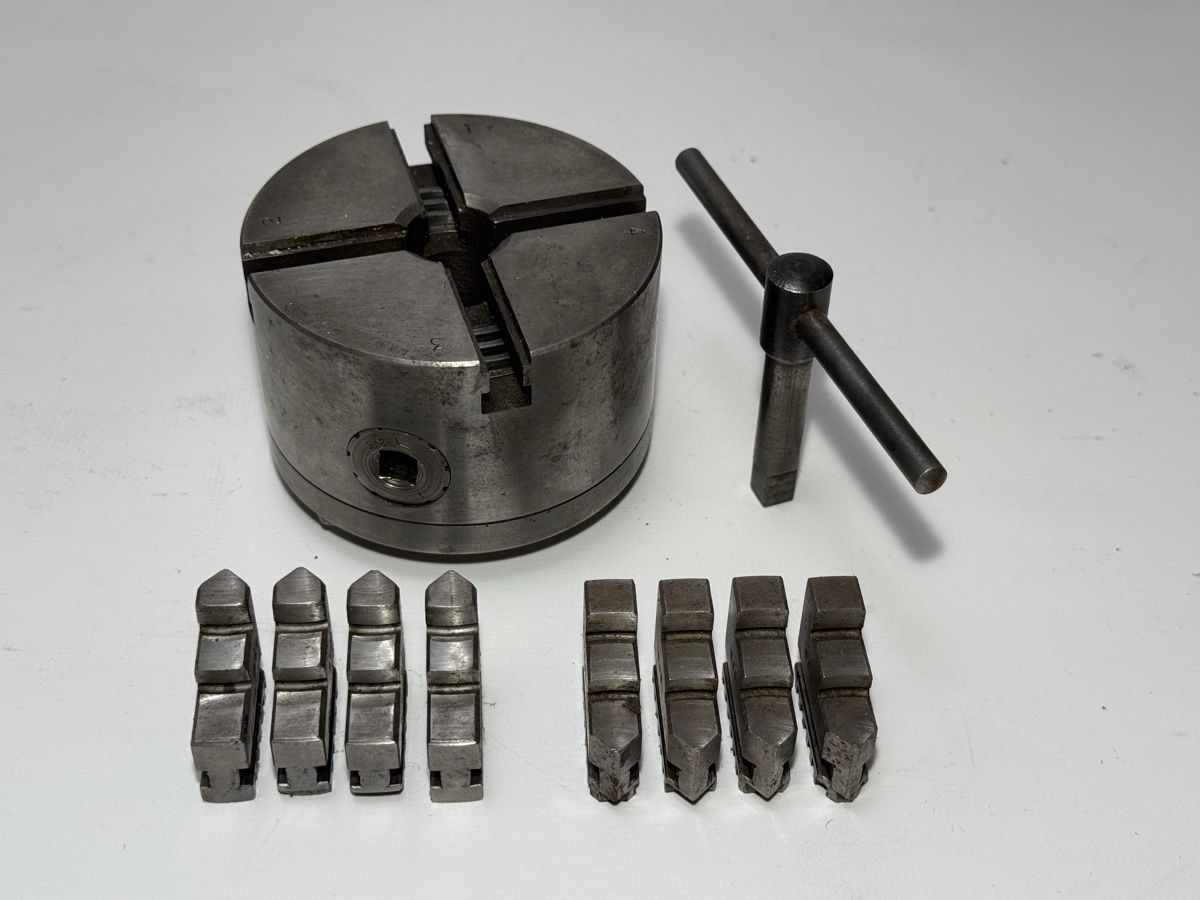 Tutti gli attrezzi: Vierbackenfutter 80mm Drehfutter 4-Backenfutter 4BF  – Usato da Boswil venduto da ABLagerBoswil 1