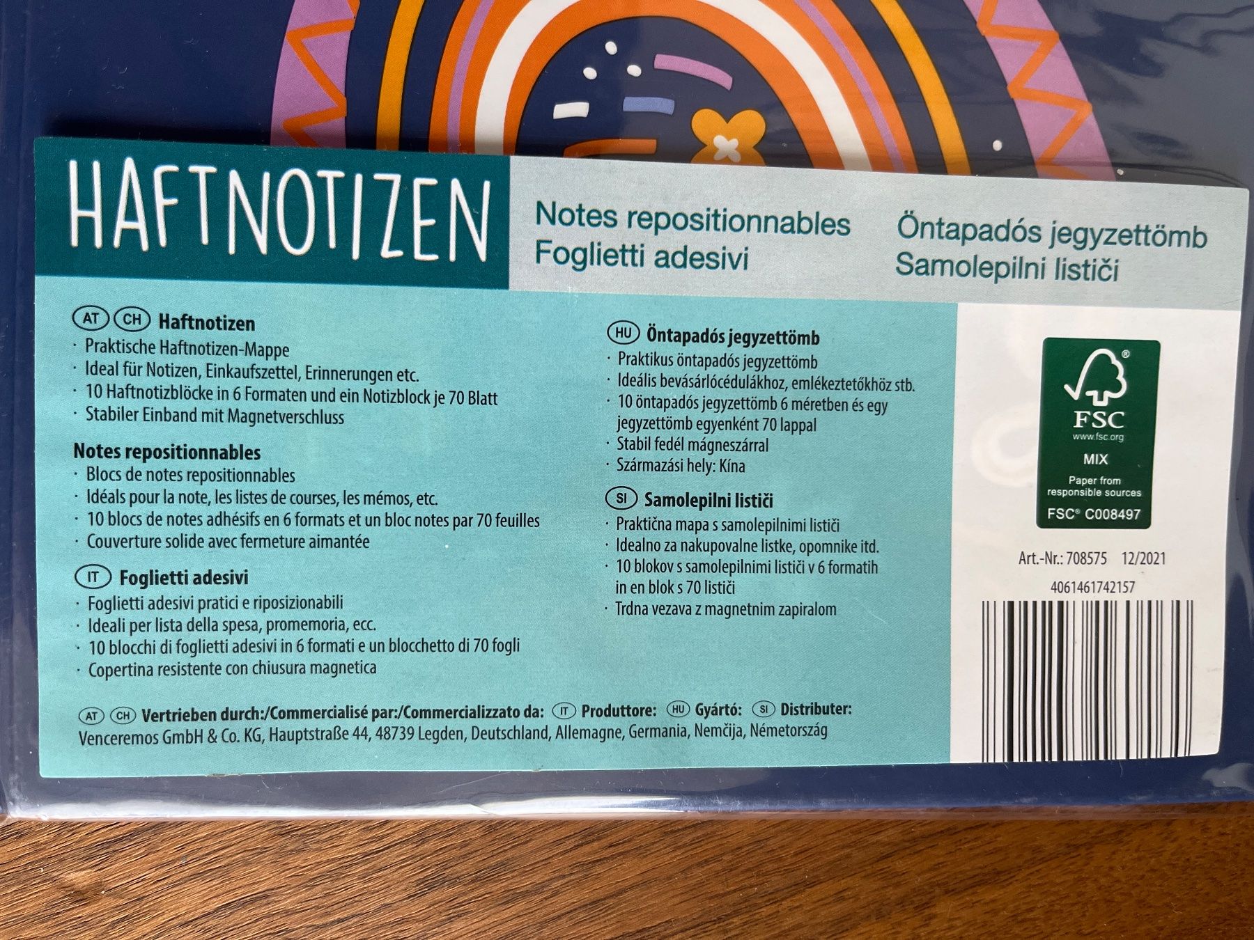 Blocchi: Haftnotizen – Nuovo e nell'imballaggio originale da Andelfingen venduto da estark 3