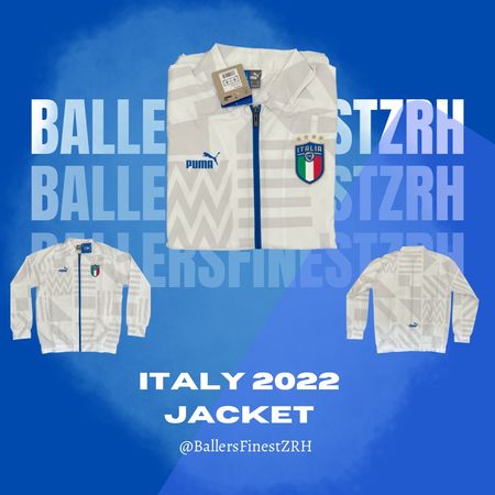 Italia 22/23 Puma Track Jacket; Size: M; NEW