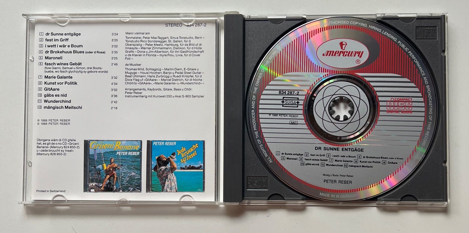 CDs: Peter Reber / Dr Sunne Entgäge – Gebraucht aus Näfels von rottabi 2