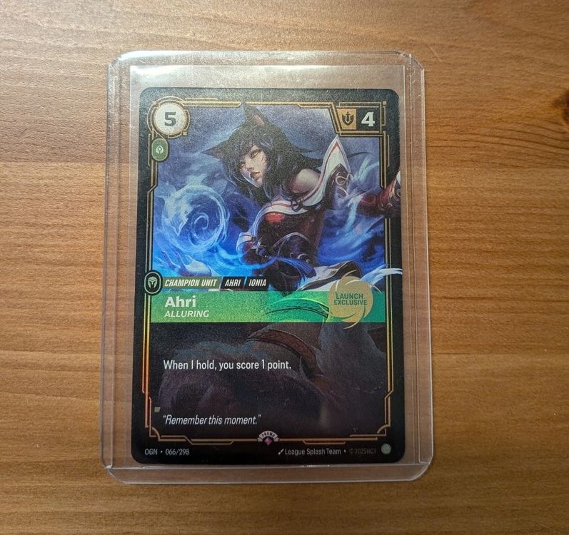 2025 Riftbound League of Legends 066 Ahri Promo English (Neu (gemäss ...