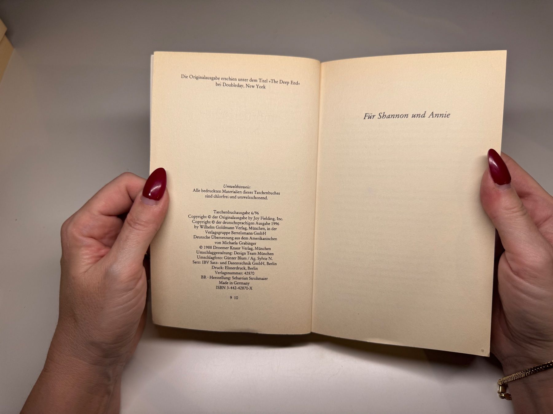 Libri: ROMAN: Joy Fielding, Ein mörderischer Sommer – Usato da Grosswangen venduto da Deutsche_Romane 4