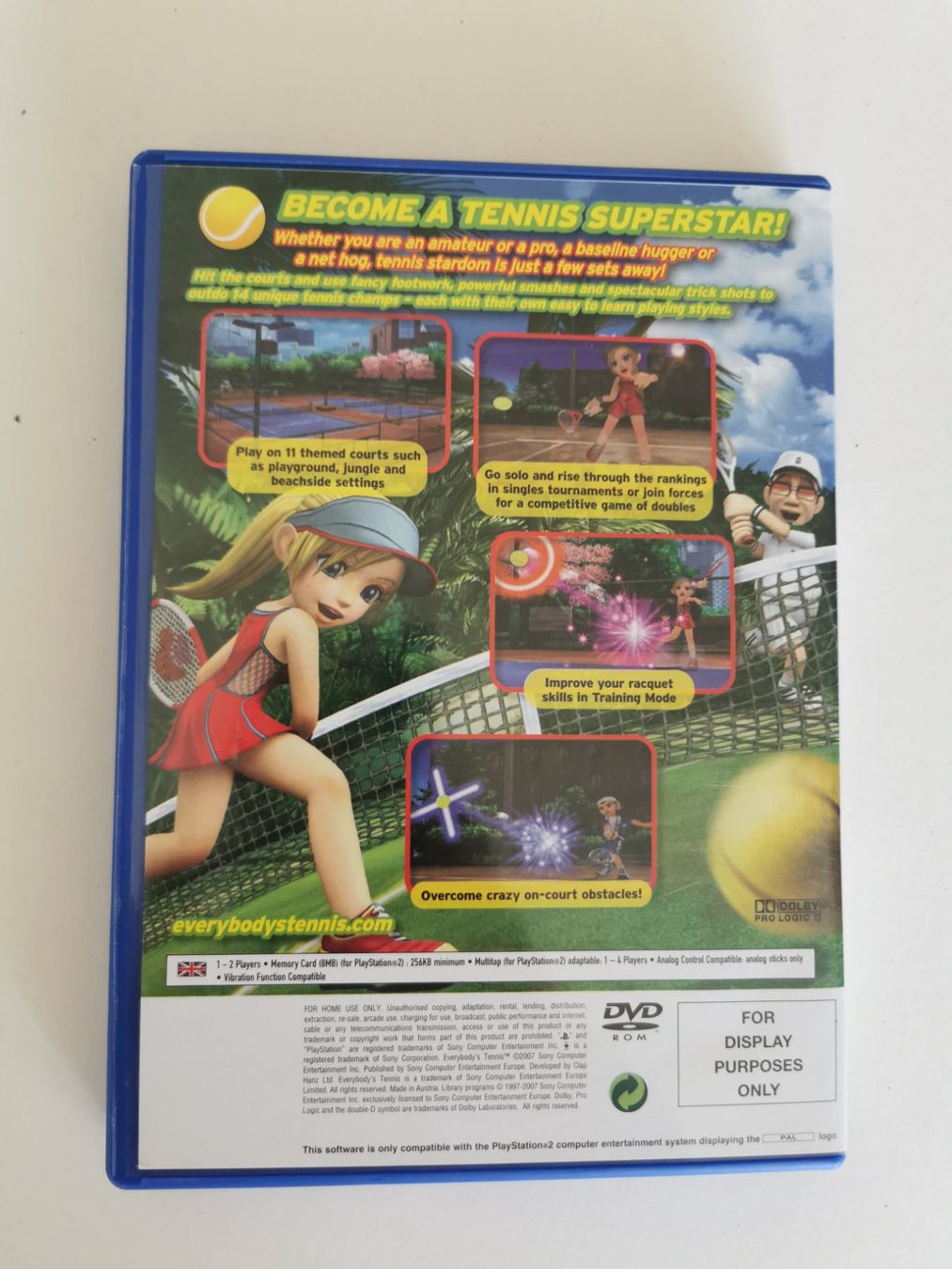 Giochi: Ps 2 - Everybody's Tennis – Usato da Lenzburg venduto da eyworld 2