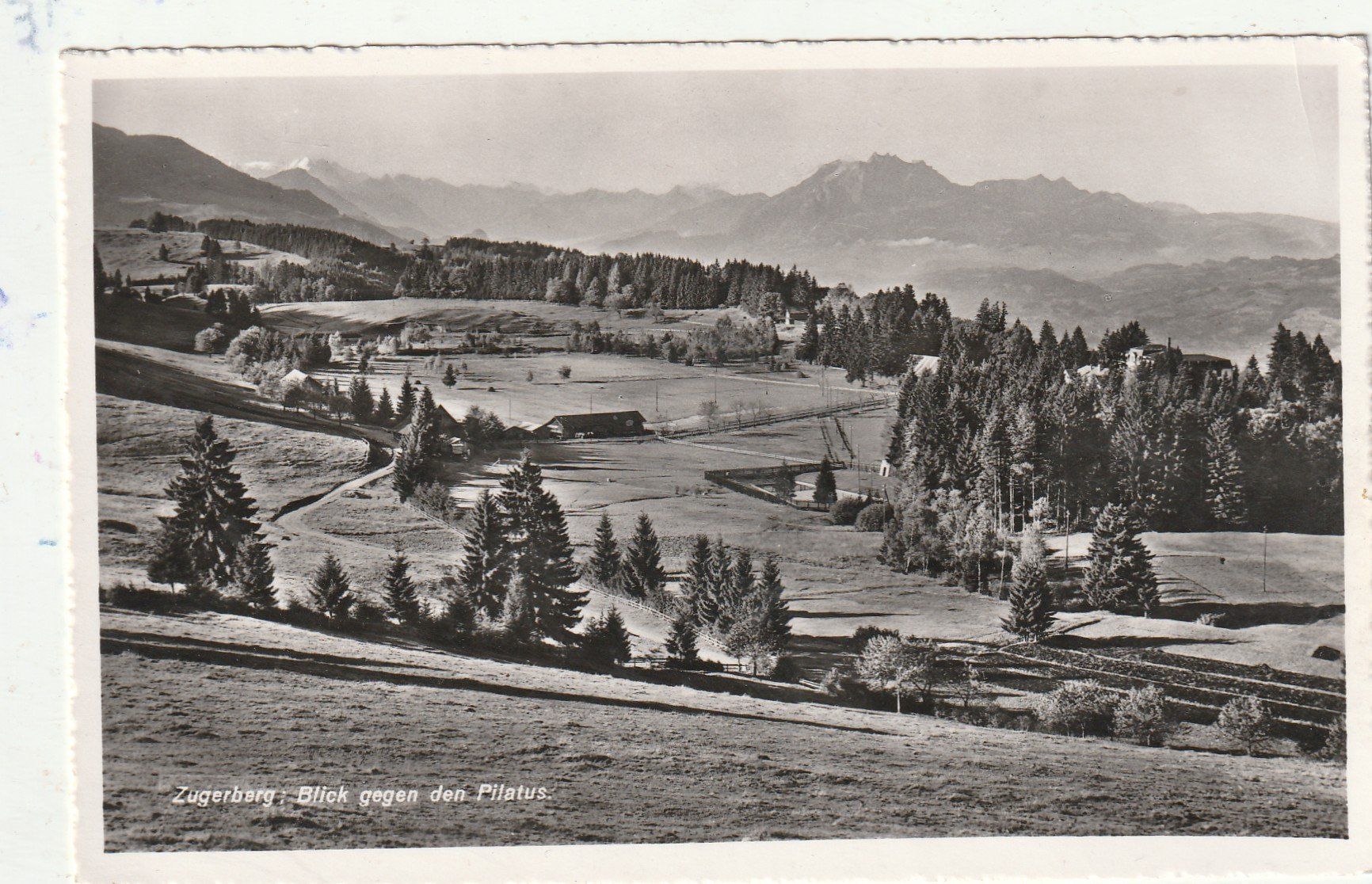 Cartoline postali: Zugerberg – Usato da Lumbrein venduto da made02