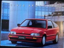 Prospekt Honda 1986 Civic CRX Prelude EX AccordAerodeck Jazz