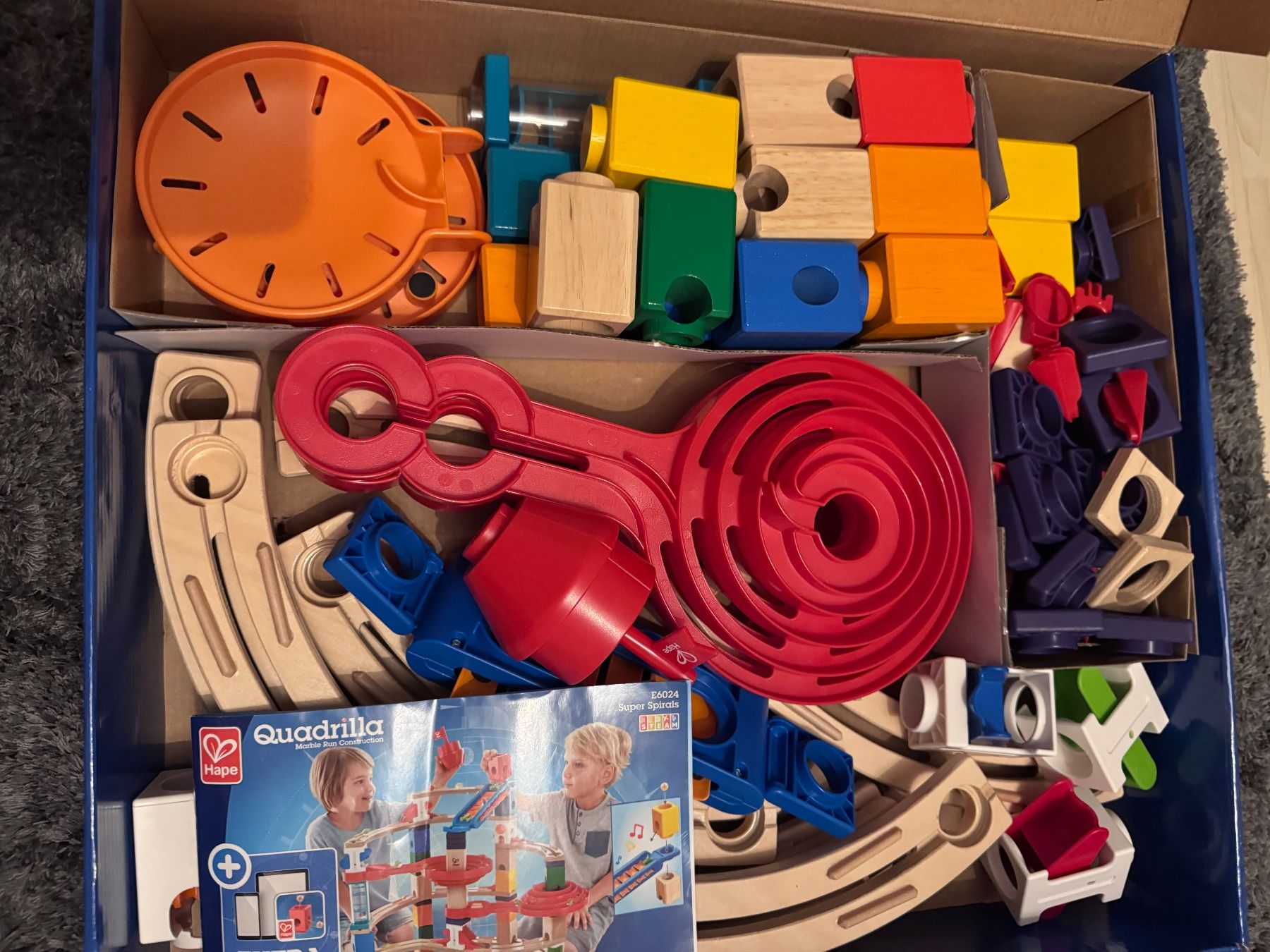 Hape Jouets: Hape Quadrilla Kugelbahn Super Spirals – D'occasion à Stäfa par irina2508 1