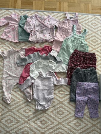 Baby Kleider Set Mädchen Gr. 62/68 13 Teile