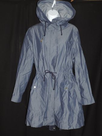 veste de pluie bleue jeans