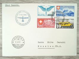 TR10 Enveloppe + Timbre Suisse 1939