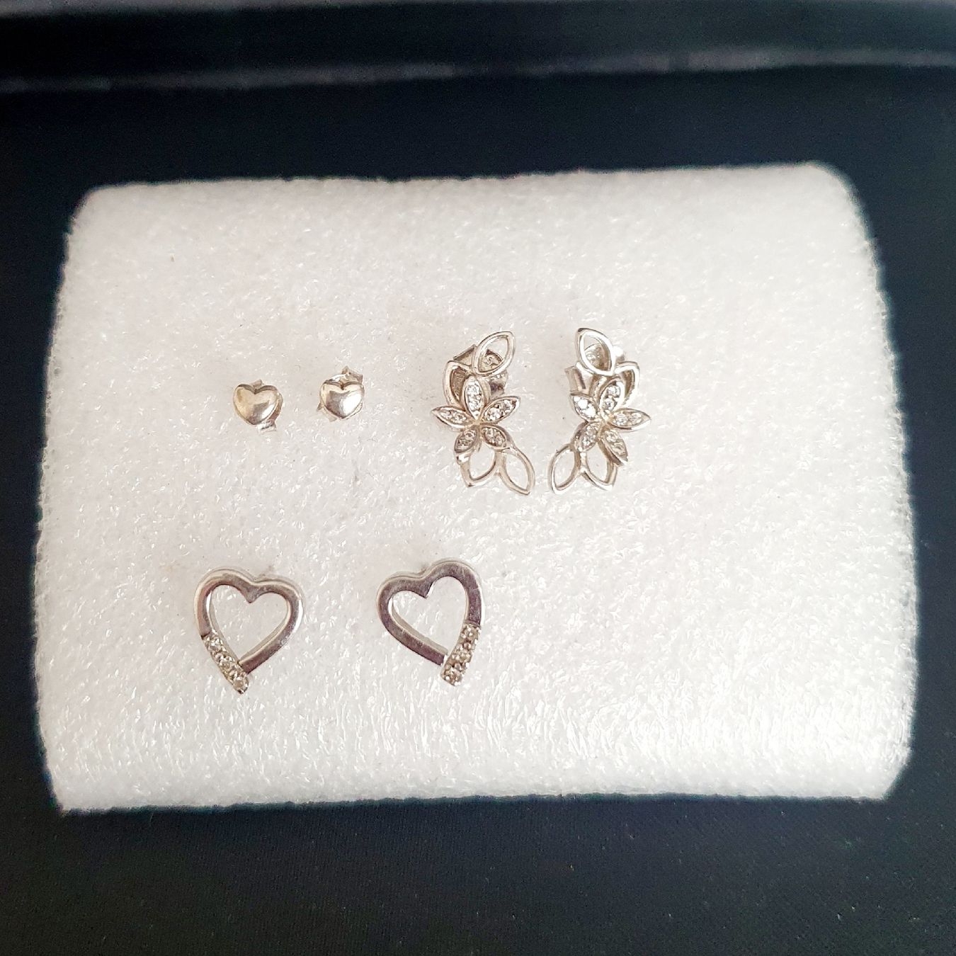 Orecchini pendenti & Orecchini a lobo: 3 Paar Ohrringer Ohrstecker, Silber 925, – Usato da Kreuzlingen venduto da Wunderkiste123 3