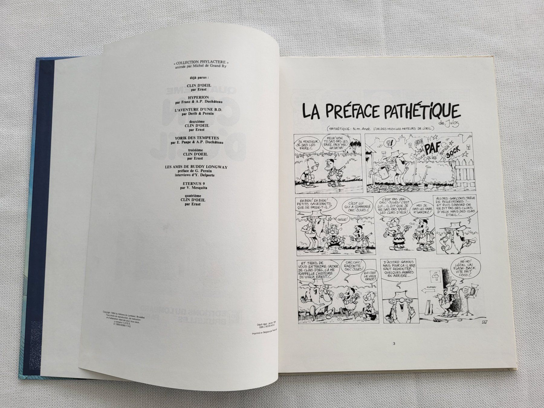Fumetti: BD Clin d'œil No 4 EO (TBE) + dédicace – Usato da Palézieux-Village venduto da magic1980 5