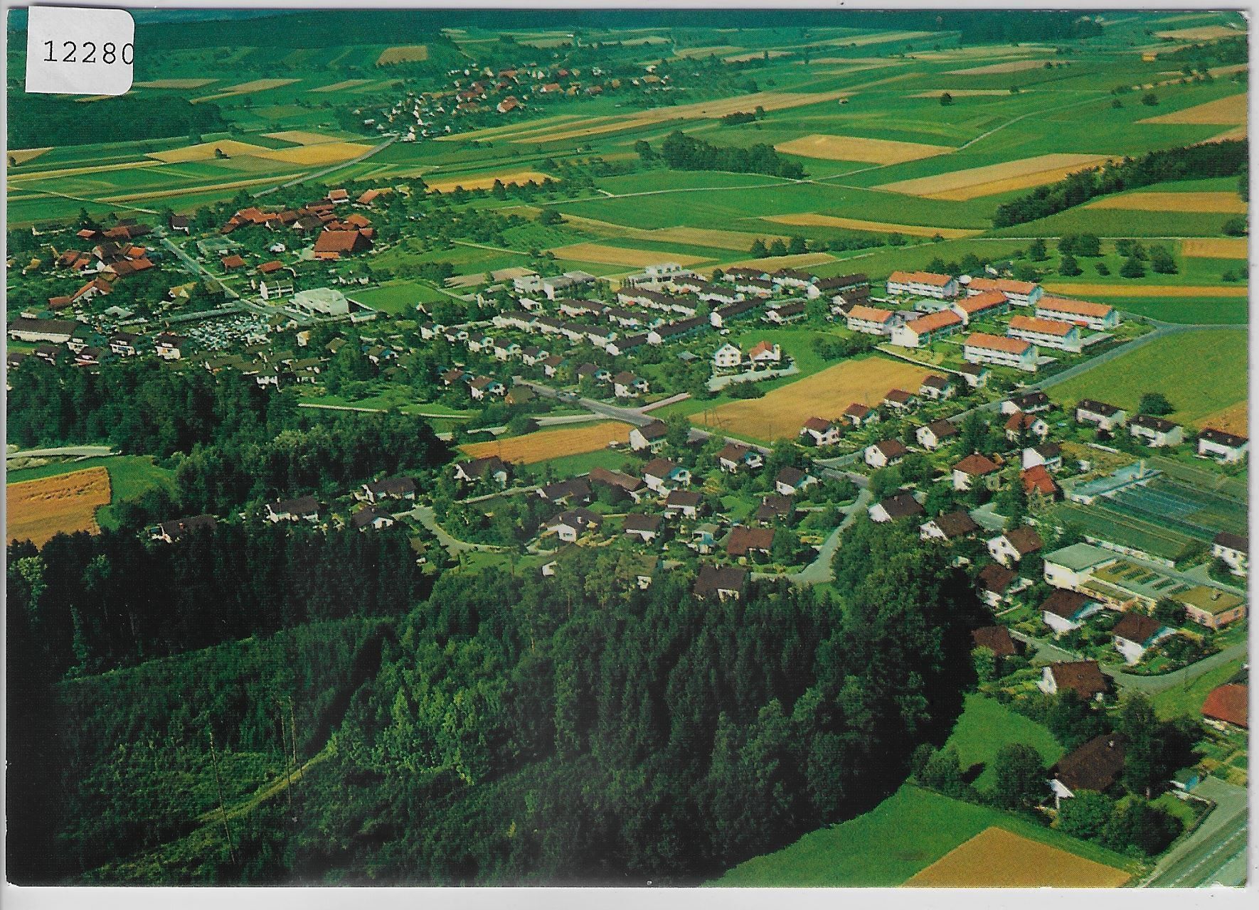 Ansichtskarten: Flugaufnahme Sulz ZH – Antik aus Ettingen von Kartenplanet