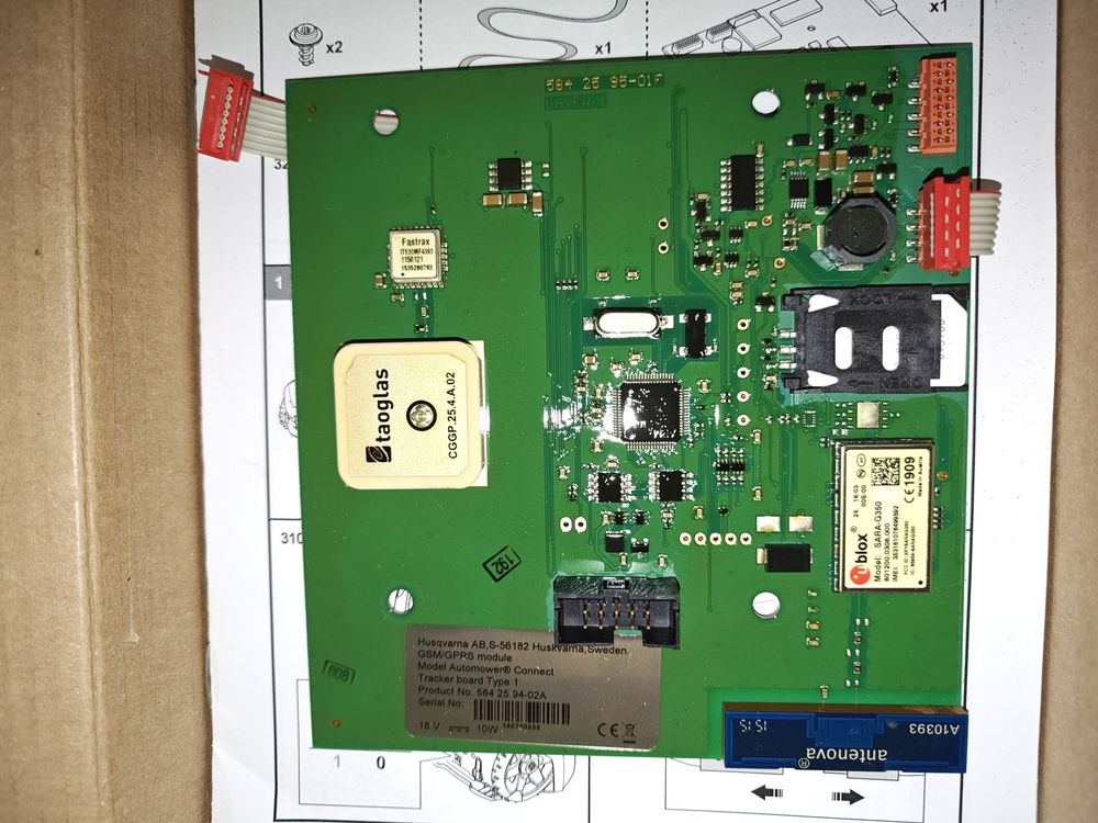 Husqvarna Automower Connect Tracker Board Typ 1 Top Zustand (Gebraucht