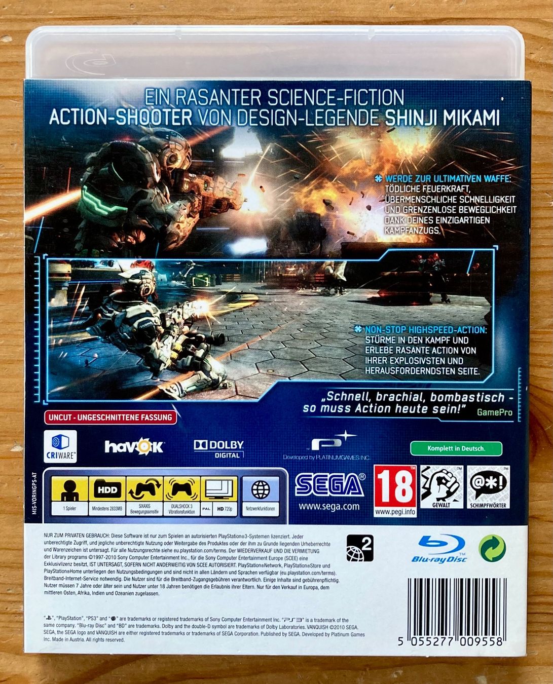 Sony Giochi: Vanquish (NEU) - PS3 – Nuovo (secondo la descrizione) da Zürich venduto da Djmotionch 1