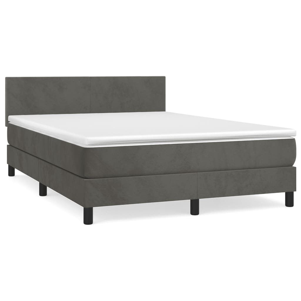 Letti: Matratze Dunkelgrau 140x200 cm Samt – Nuovo e nell'imballaggio originale da Zug venduto da Cheap-Shop