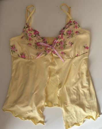 Damen Top gelb Blumenprint Grösse S neuwertig