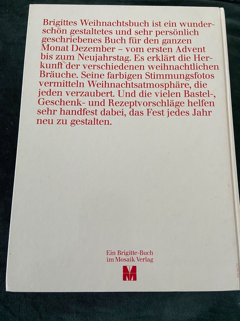 Livres: Brigitte - Das grosse bunte Weihnachtsbuch Advent – D'occasion à Luzern par waterfront1 1