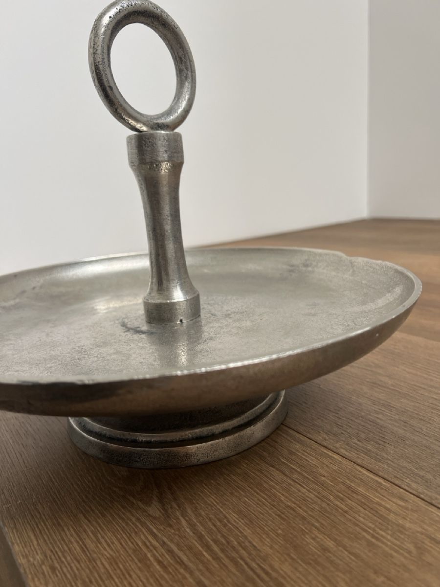 Altro in Decorazioni & Accessori: Silver serving stand with handle – Usato da Luzern venduto da TIsabel 2
