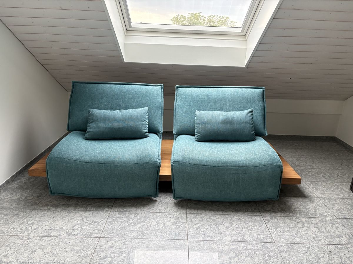 Sofas: Koinor - 2-SITZER-SOFA Stoffbezug Petrol – Gebraucht aus Hünenberg von Nir_y9m9 3