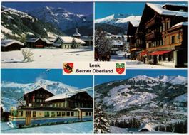 Lenk - 4 Bild AK