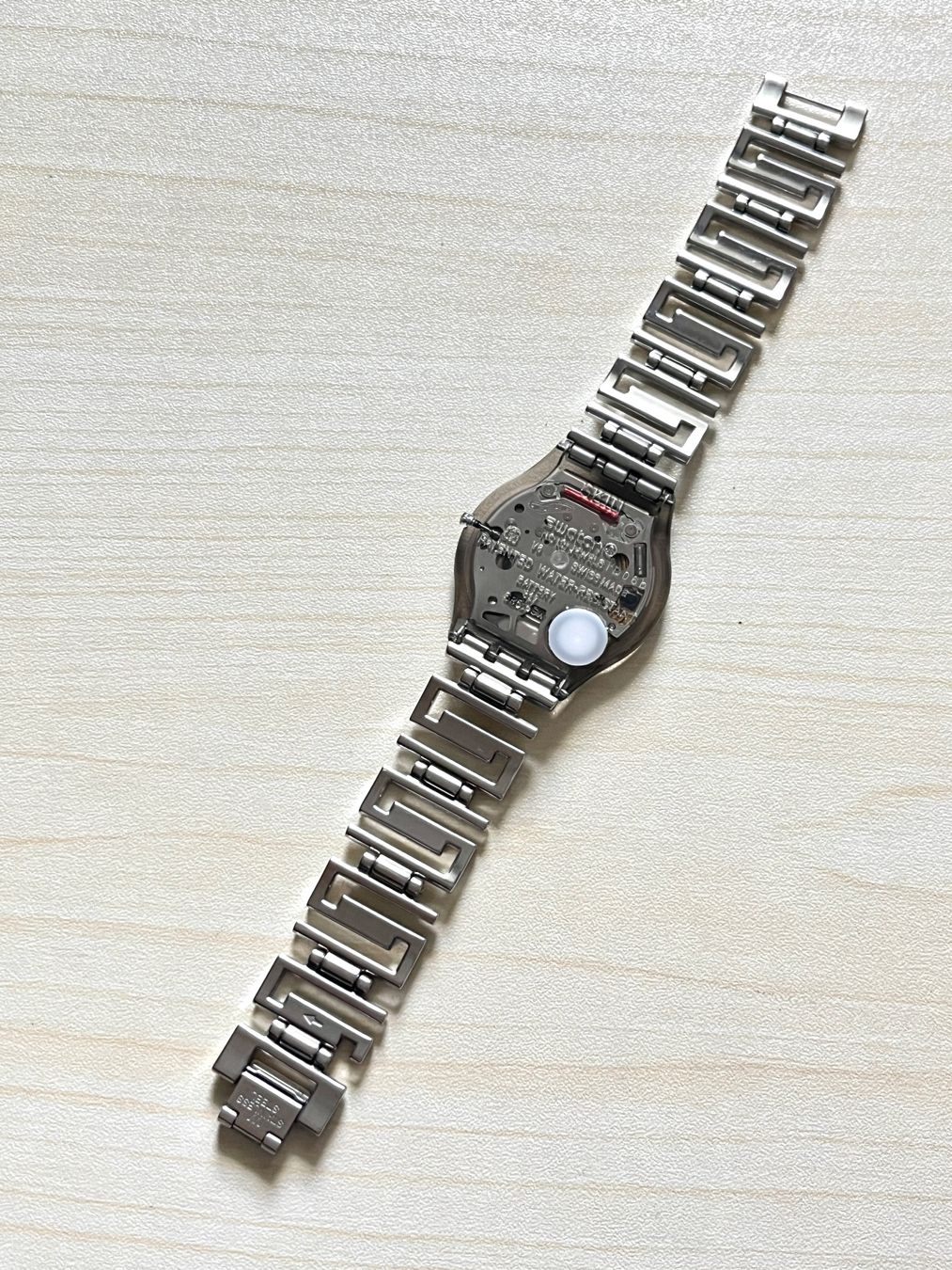 Swatch Orologi: Coole Swatch Uhr, Silber Look, Zeitlos! – Usato da Grenchen venduto da chththl 6