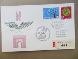 Luftpostbrief (Erstflug) Zürich – Casablanca 1962