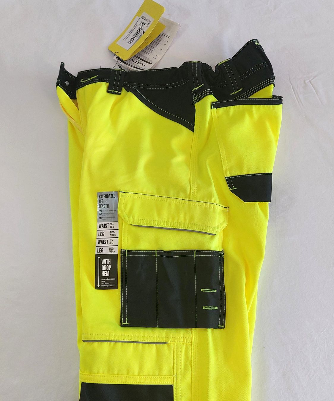 Pantaloni: Warnschutz Arbeitshose, Sicherheitsfarbe gelb - schwarz – Nuovo (secondo la descrizione) da Bergdietikon venduto da Zozo 4