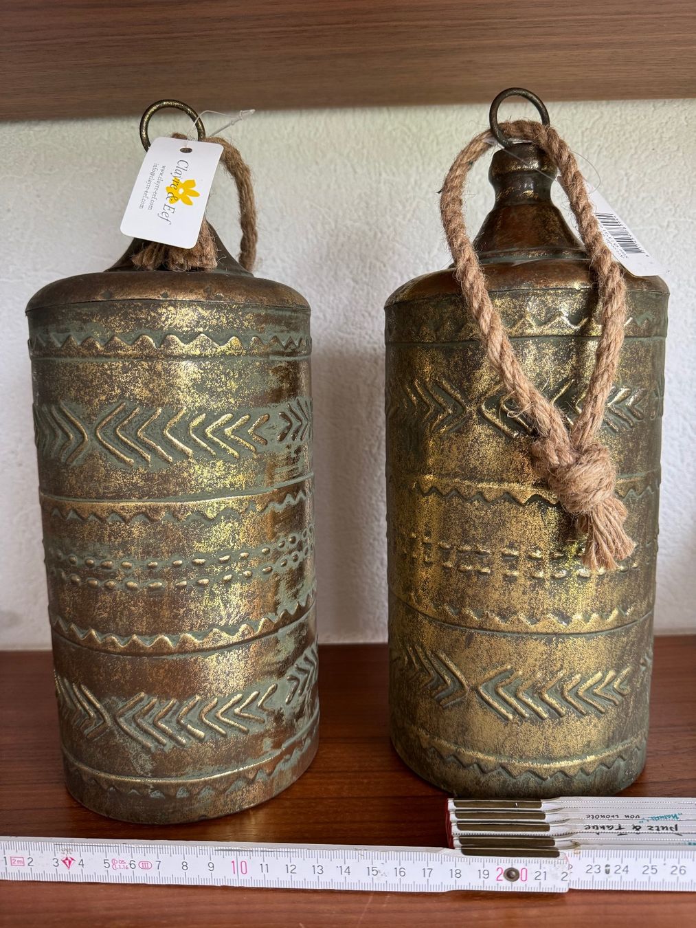Tutte le decorazioni: Neuware Grosse Glocke 31 cm hoch Metall – Nuovo (secondo la descrizione) da Kirchdorf AG venduto da coco123 2
