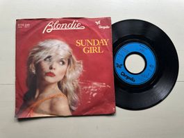BLONDIE DEBBIE HARRY tolle Single Kult Sunday girl Top