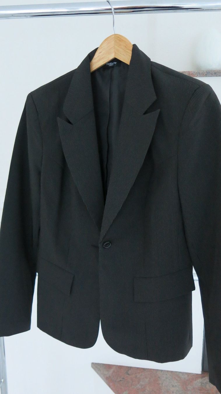 Giacche: Leichter gestreifter Blazer – Usato da Lachen SZ venduto da artbyblondangel 7