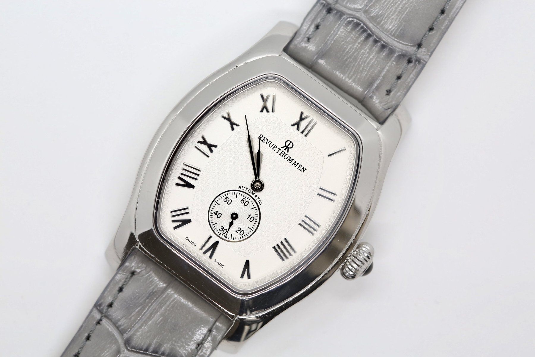 Revue Thommen Orologi: Revue Thommen Tonneau Herrenuhr – Usato da Reinach BL venduto da Han-Numismatik 1