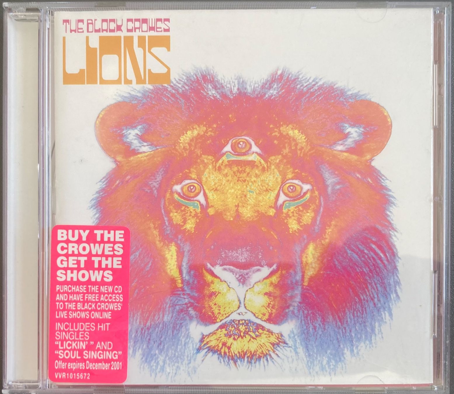 CD: THE BLACK CROWES - LIONS – Usato da Poliez-Pittet venduto da Newtown-Records