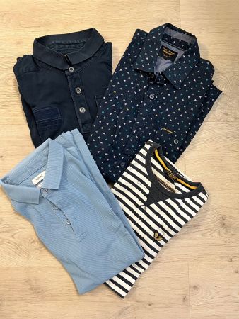 4er Set Poloshirts / T-Shirt / Hemd für Herren, Grösse M