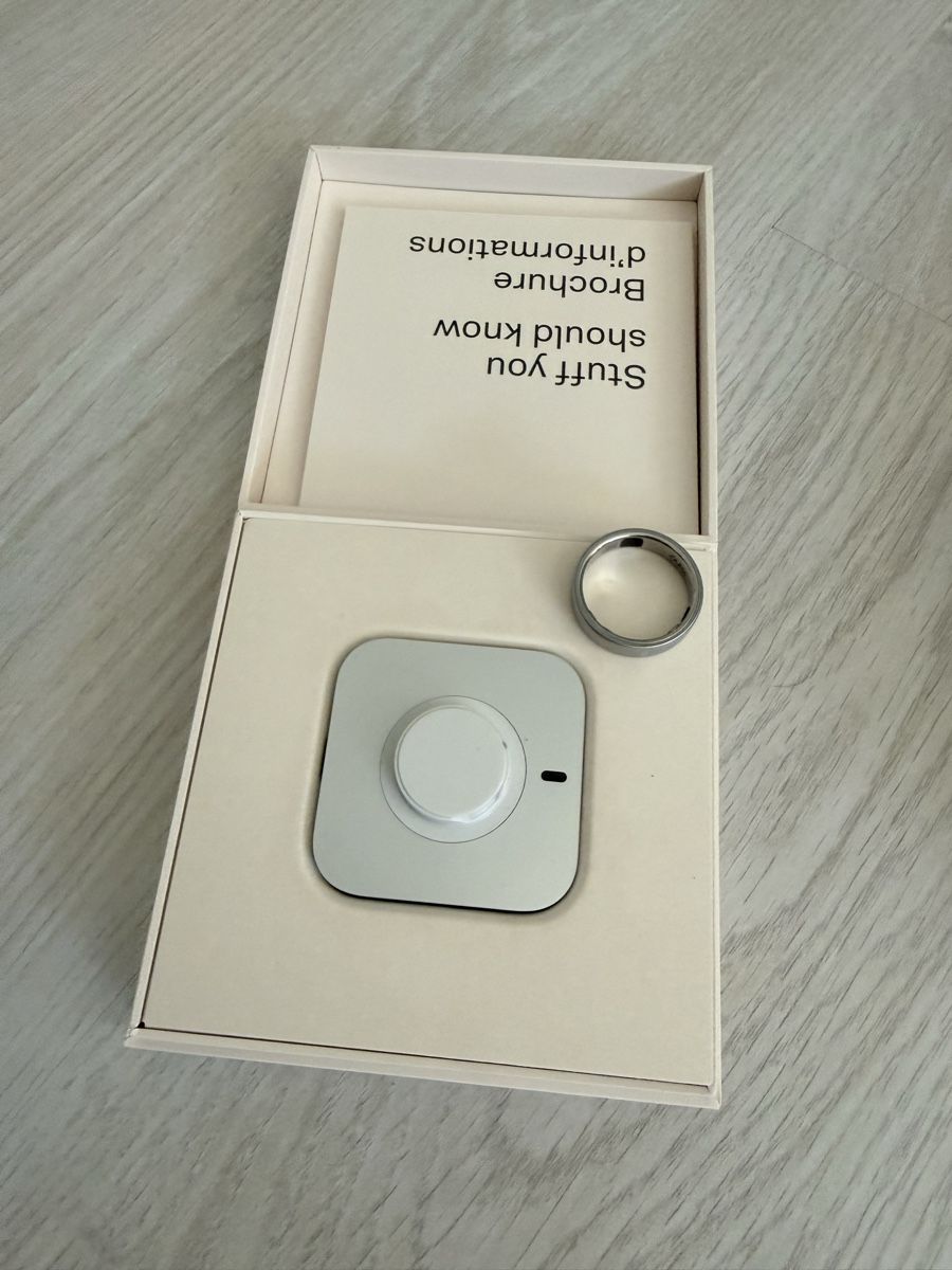 Oura Ringe: Smart Ring Oura Gen 5 Brushed Silver – Neu (gemäss Beschreibung) aus Rudolfstetten von AudioFox 1