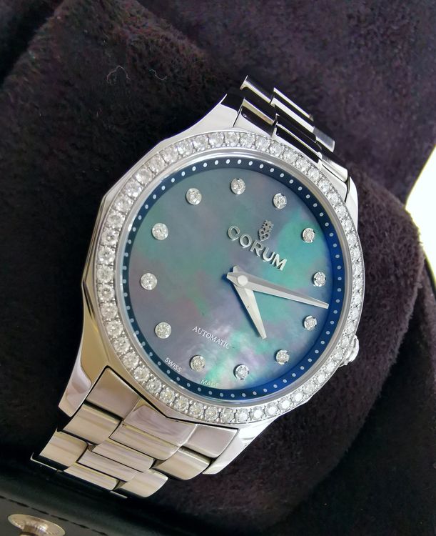 Corum Admiral's Cup Legend Diamant neu Full Set (Neuf avec