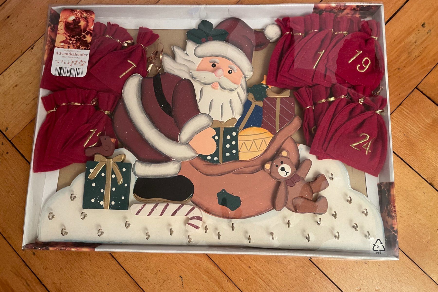 Calendari: Adventkalender mit 24 Filzbeutelchen – Usato da Zürich venduto da loriana