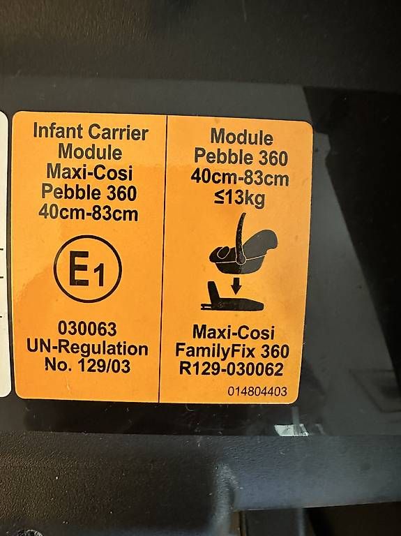 Sièges auto: Maxi Cosi Pebble 360 grey – D'occasion à Freienwil par Amilies 2