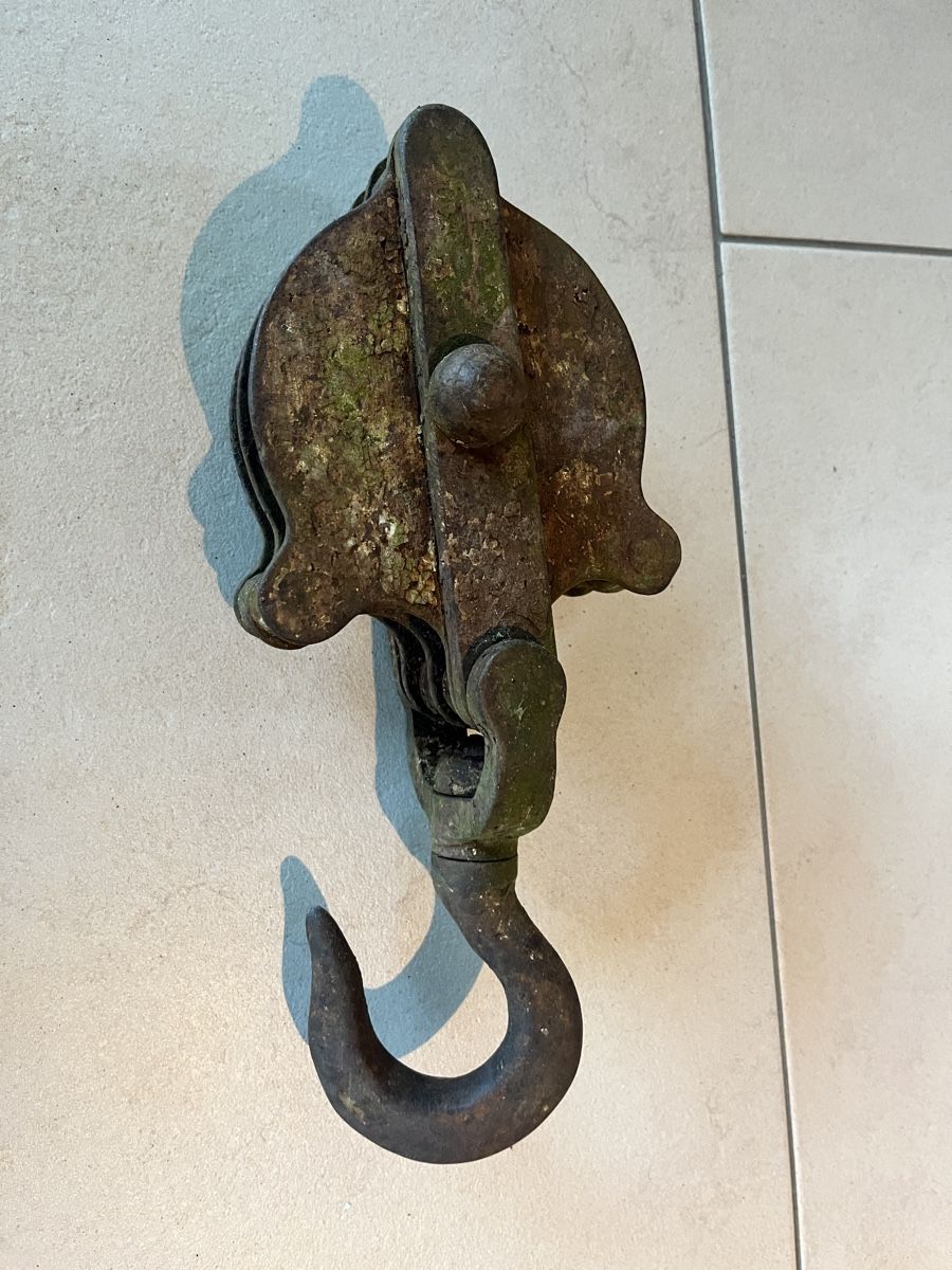 Tutte le decorazioni: Antique Rustic Pulley - Steampunk Decor Project Piece – Difettoso da Adligenswil venduto da Freemartin 3