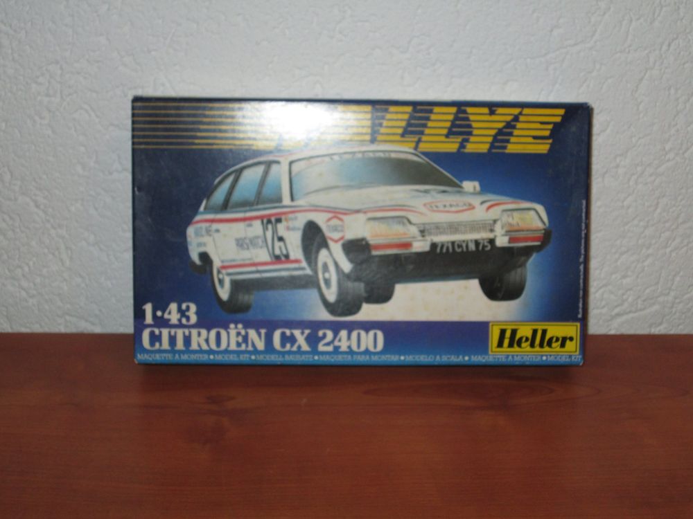Miniature Heller 1/43 - Citroën CX 2400 GTI Paris-Dakar 1981 N°125 Ickx - Occasion
