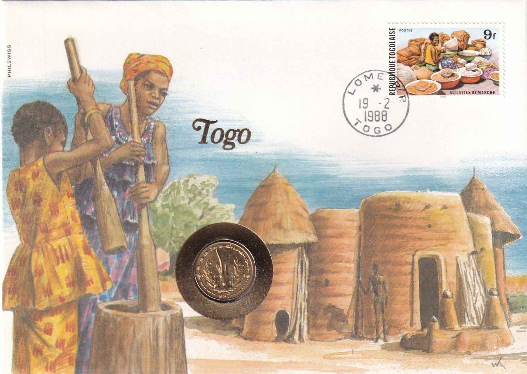 Tutti le monete: Münzbrief    Togo – Usato da Neuchâtel venduto da karlpierrino