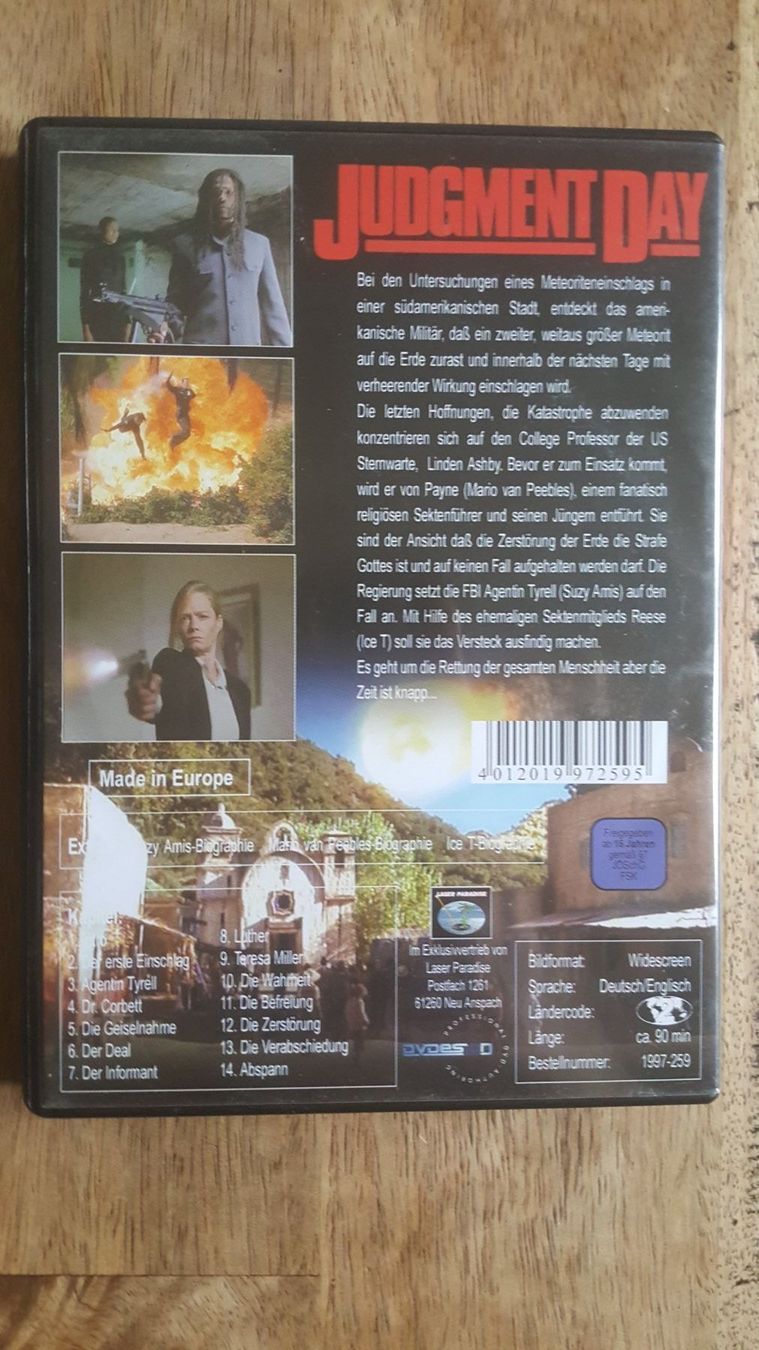 Tutti i DVDs: DVD Judgment Day mit Coolio und  Ice T – Usato da Dierikon venduto da sanpaplo 1