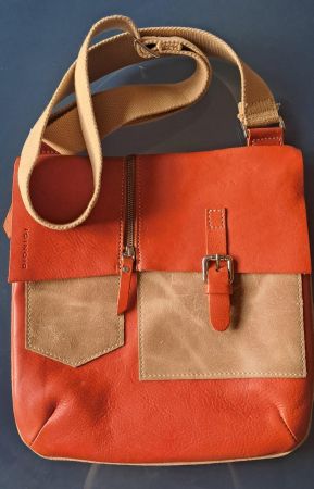 Neuwertige Ledertasche Dionigi aus italienischer Manufaktur