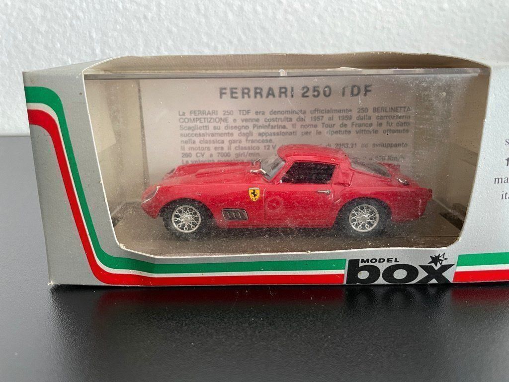 Ferrari Modellautos: Ferrari 250 TDF "Prova 1/43 modelbox – Neu und originalverpackt aus Würenlos von SWISSOLDTIMERS