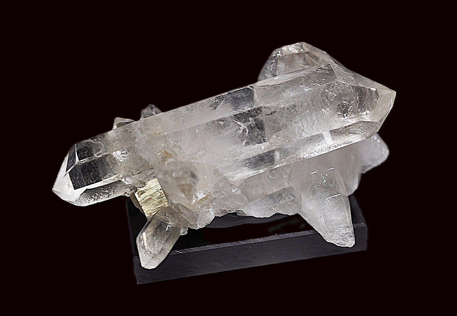 Mineralien & Heilsteine: Bergkristall aus Brasilien – Neu (gemäss Beschreibung) aus Grabs von Fadenquarz